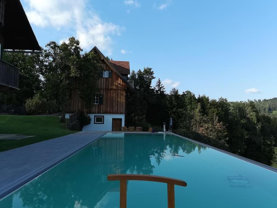 Chalet-Suedsteiermark - Traumhafte Aussicht, Infinity Pool, Privatsphaere, Klima Und De-Luxe Ausstattung Schwanberg Exteriér fotografie